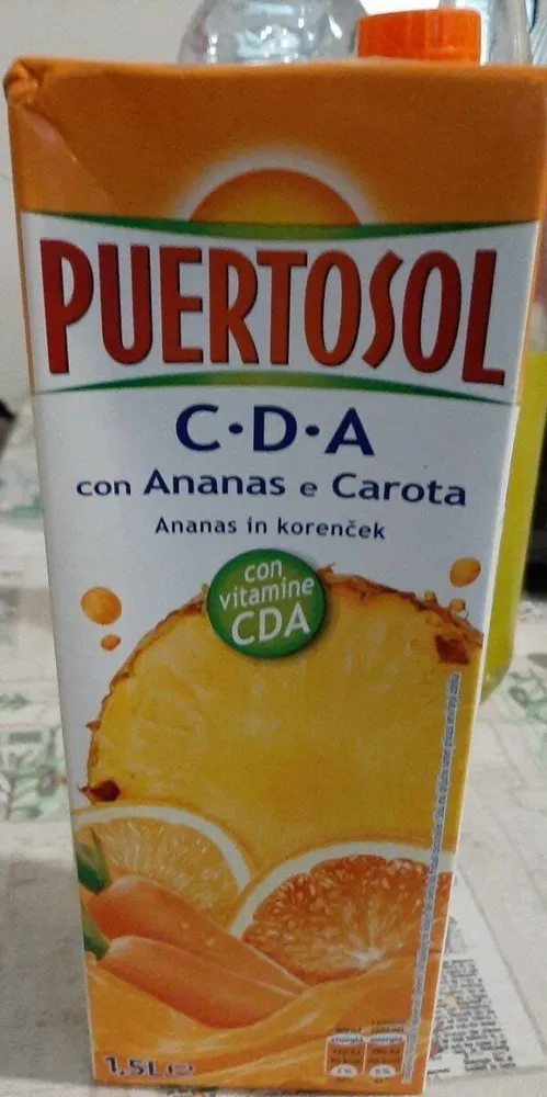 CDA con ananas e carota