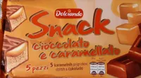 Snack cioccolato e caramellato