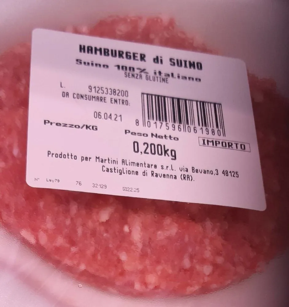 Hamburger di suino