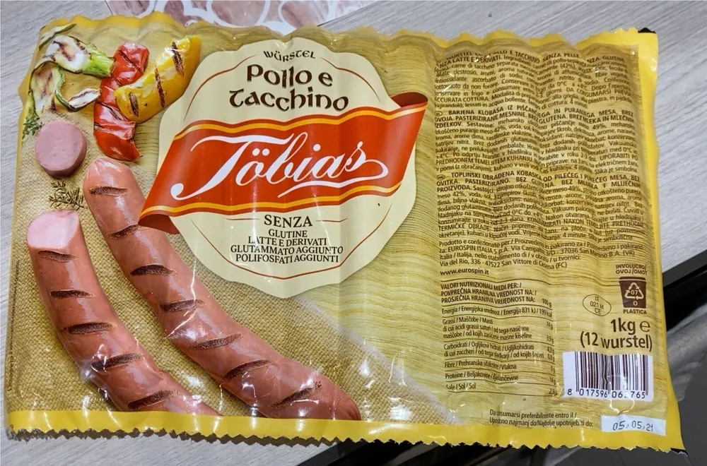 Wurstel con pollo e tacchino