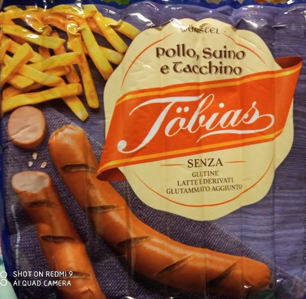 Wurstel di pollo, suino e tacchino