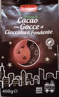 Frollini al cacao con Gocce di Cioccolato Fondente