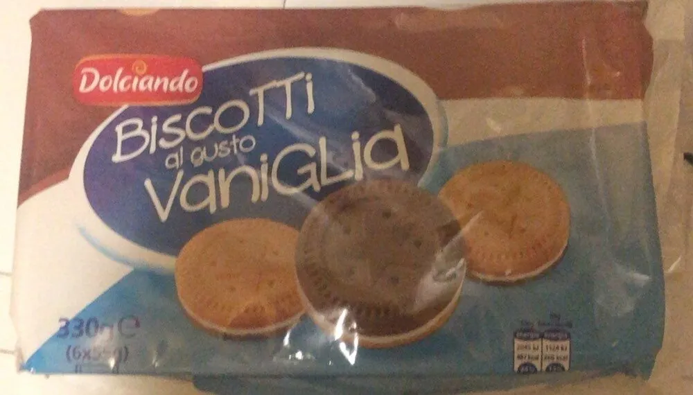 Biscotti al gusto vaniglia