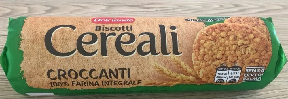 Biscotti cereali croccanti