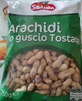Arachidi in guscio tostate