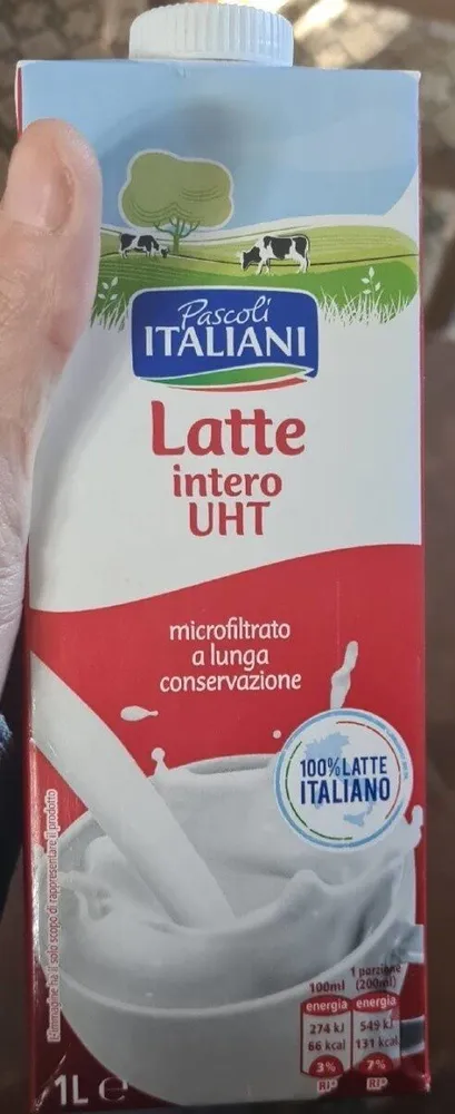 Latte intero uht