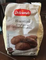 Biscottini con ripieno di crema cacao