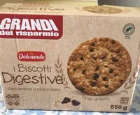 Biscotti digestive avena e cioccolato