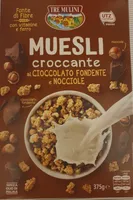 Muesli croccante al cioccolato e nocciole