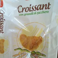 Croissant con granelli di zucchero