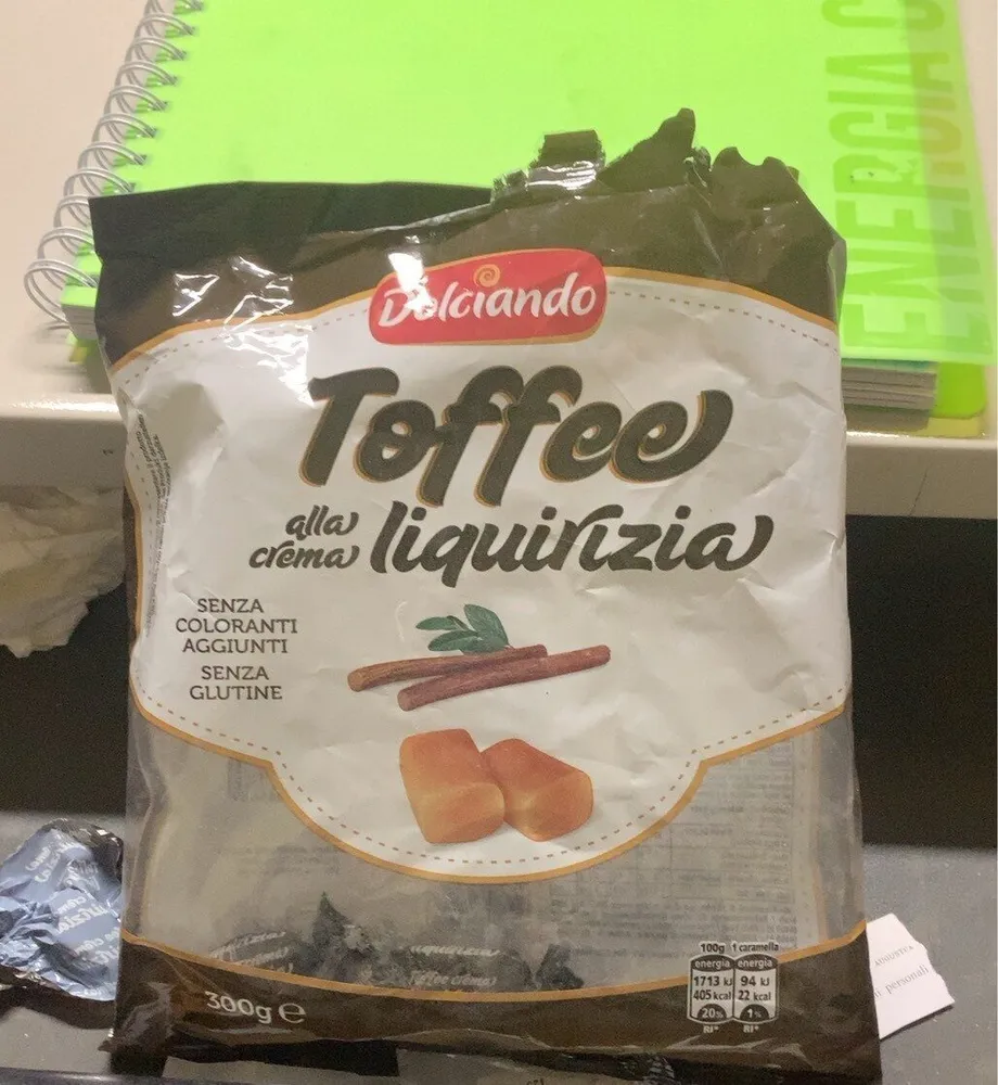 toffee alla crema liquirizia