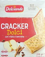 Cracker dolci mela e cannella