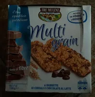 Multi grain barrette ai cereali e cioccolato al latte