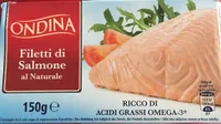 Filetti di salmone al naturale