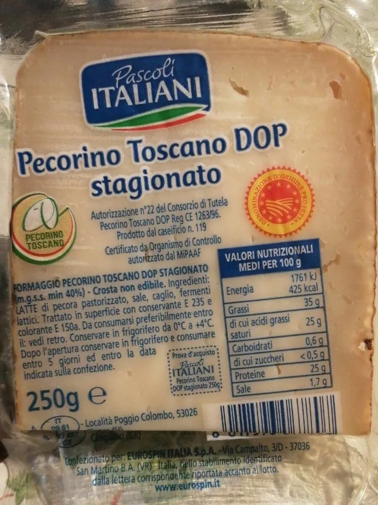 Pecorino Toscano DOP stagionato