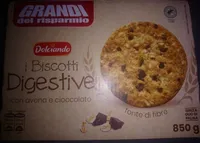Dolciando biscotti digestive avena e cioccolato