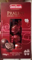 Praline cuore cremoso