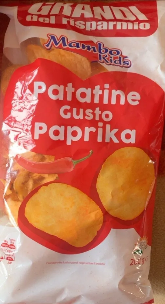 Patatine gusto paprika