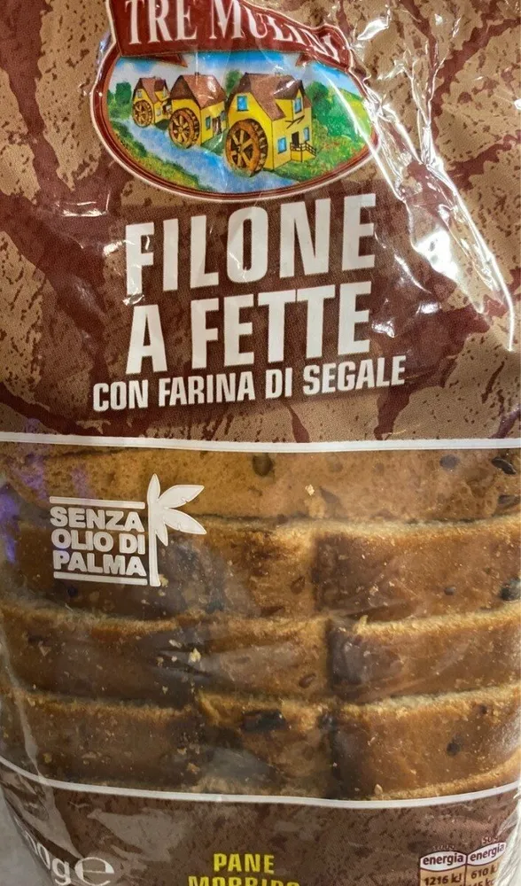 Filone a fette farina di segale