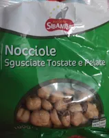 Nocciole sgusciate tostate e pelate