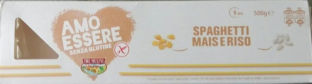 Spaghetti mais e riso