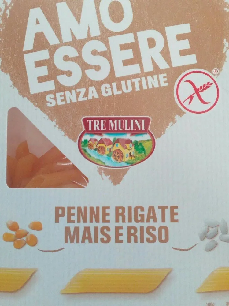 Penne rigate mais e riso