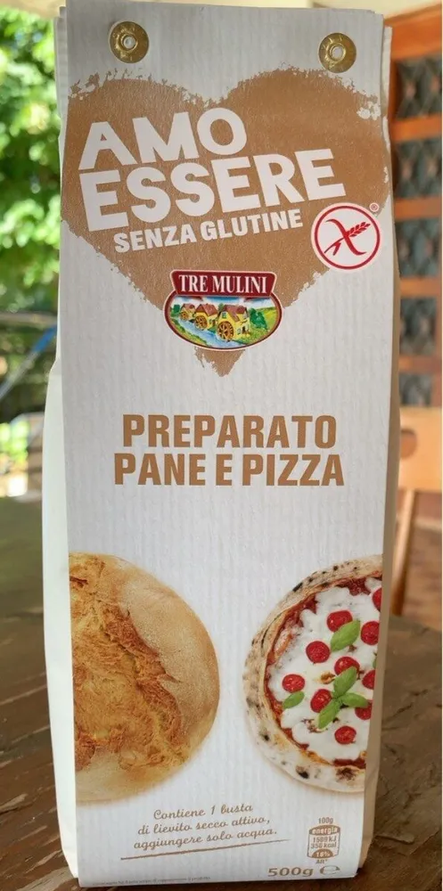 Preparato pane e pizza senza glutine