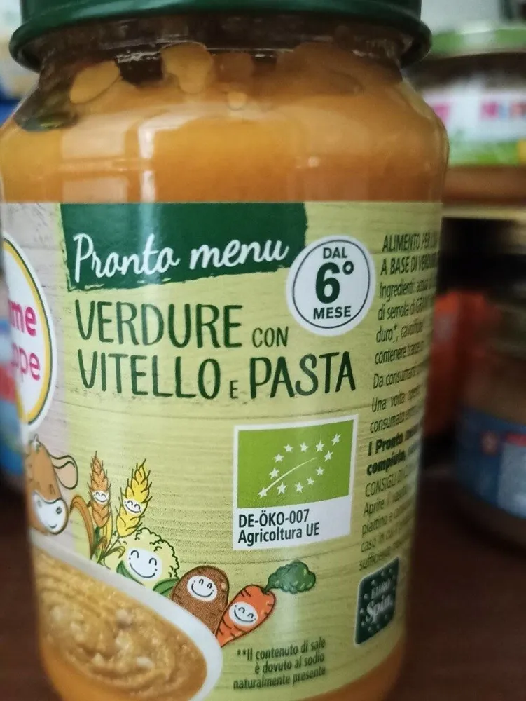 Pronto menu prime pappe