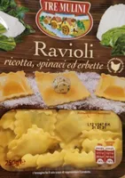 Ravioli ricotta, spinaci ed erbette