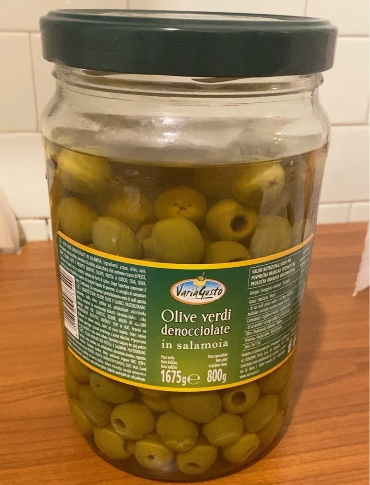 Olive verdi denocciolate