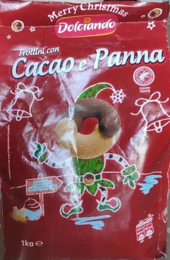 Frollini con cacao e panna