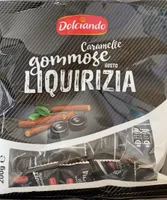 caramelle gommose gusto liquerizia