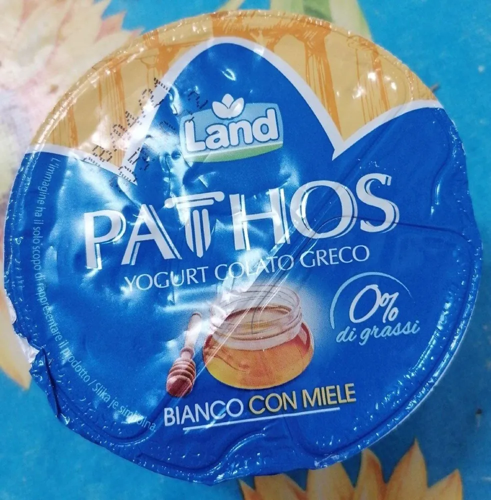 Pathos yogurt colato greco bianco con miele