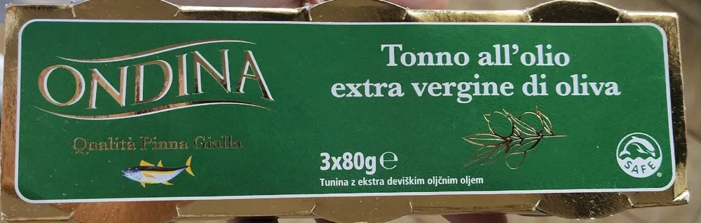 Tonno all'olio extravergine di oliva