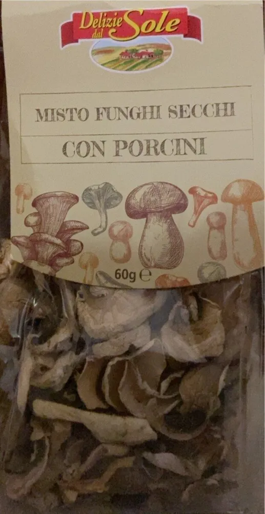 Misto funghi secchi con porcini