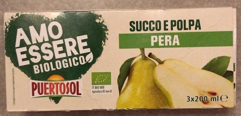 Succo e polpa pera