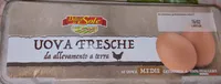 Uova fresche medie