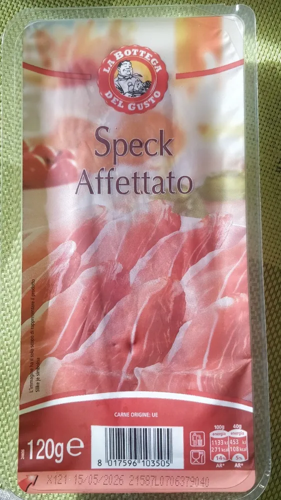 Speck affettato