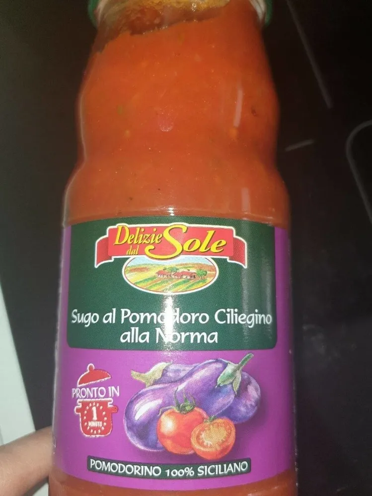 Sugo al pomodoro ciliegino alla norma