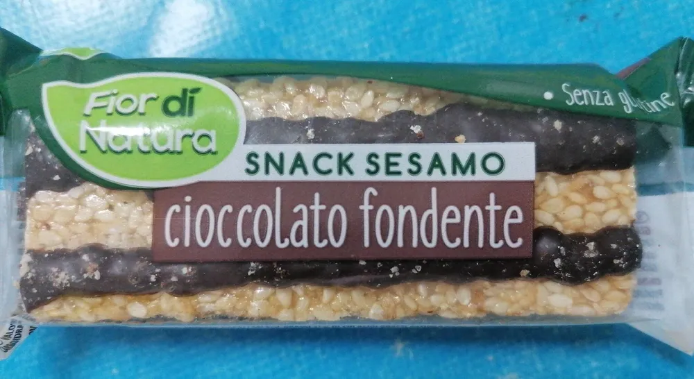 Snack sesamo cioccolato fondente