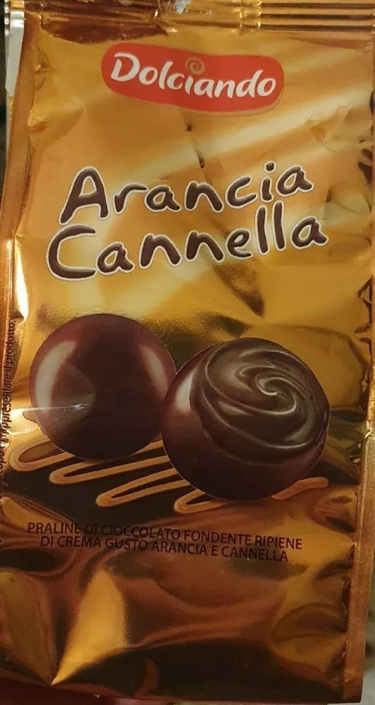 Praline di cioccolato arancia e cannella