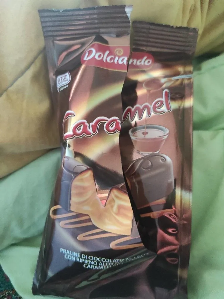 Caramel,praline di cioccolato