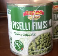 Piselli finissimi cotti al vapote