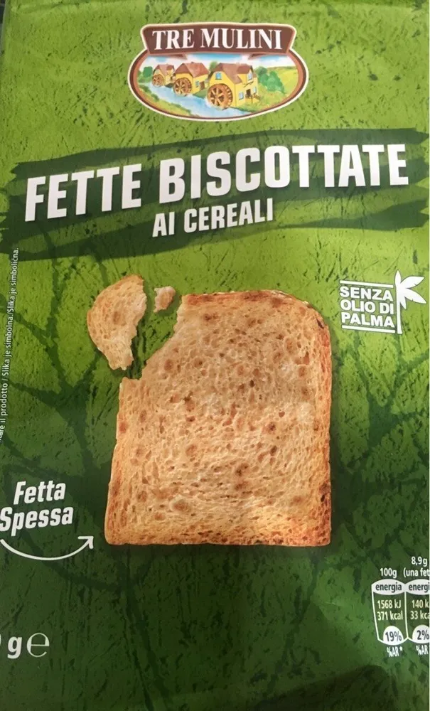 Fette biscottate al cereali