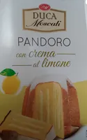 Pandoro con crema al limone