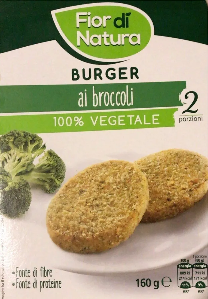Burger ai broccoli
