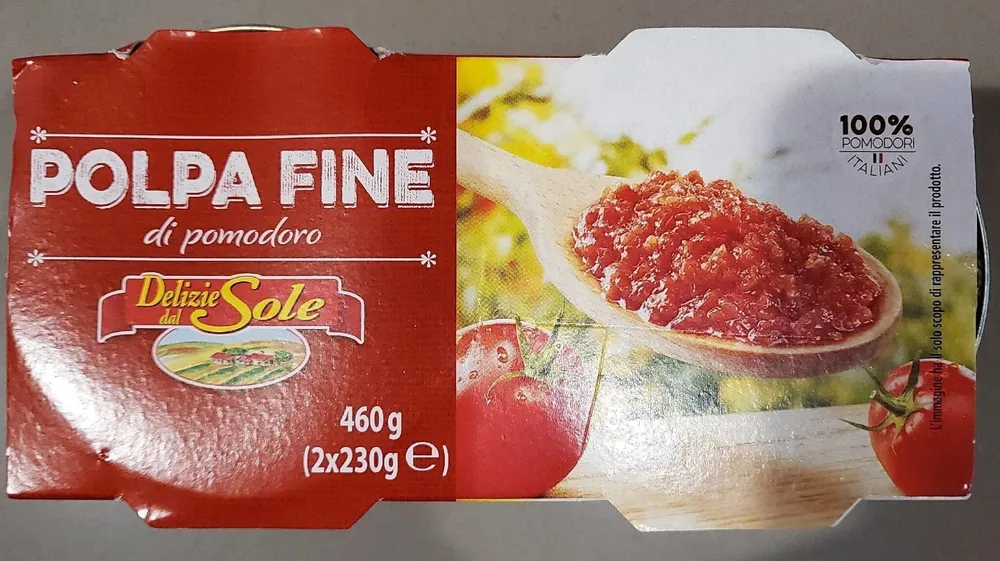 Polpa fine di pomodoro