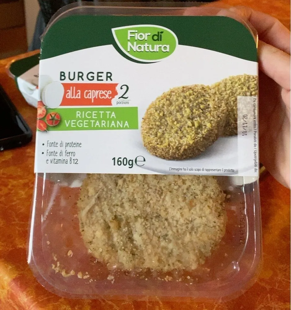Burger alla caprese