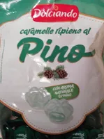 Caramelle ripiene al pino