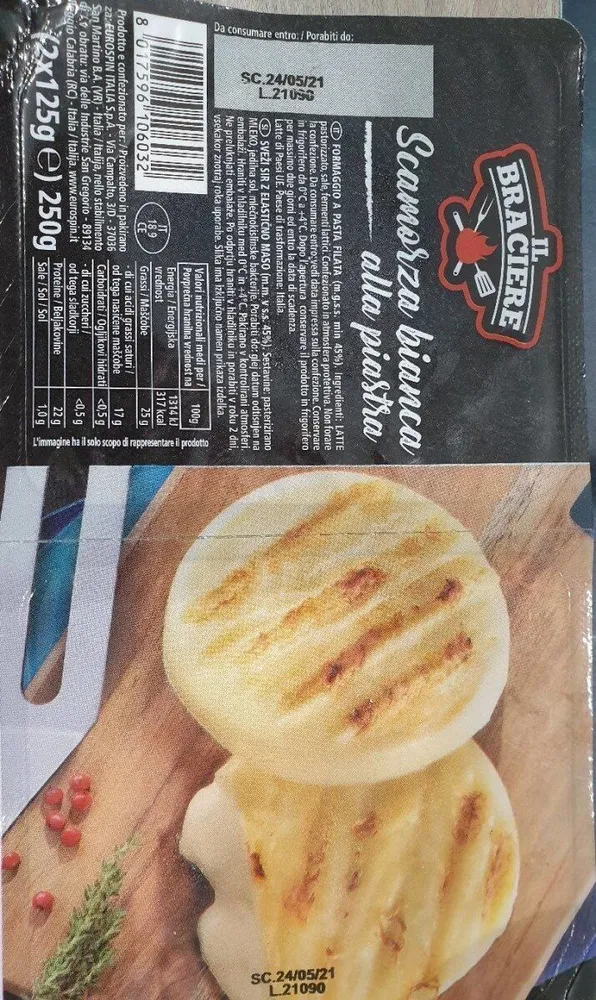 Scamorza Bianca alla Piastra